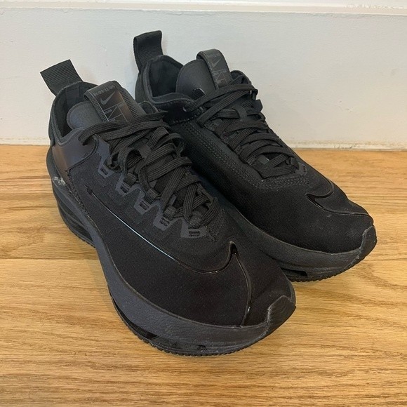 Nike Zoom Double Stacked Sneakers - Triple Black - Picture 2 of 9